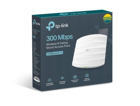 Access point wireless Tp Link 300mbps 1P 10/100 LAN,802.3AF POE antenne interne - EAP115