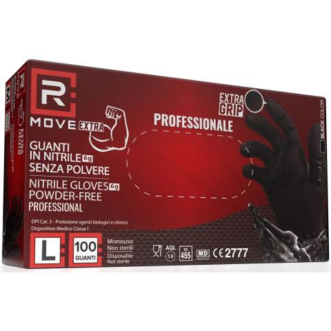 Guanti monouso RMove Professional Extra grip 6gr Tg L-100pz
