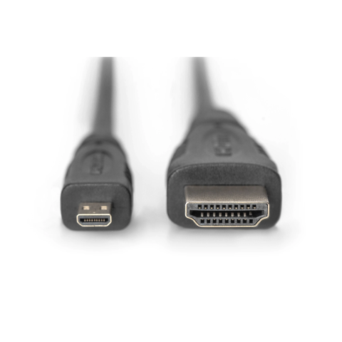 CAVO HDMI digitus HIGH SPEED Micro Hdmi "D" Maschio/ Hdmi "A" Maschio Mt. 1
