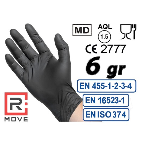 Guanti monouso RMove Professional Extra grip 6gr Tg L-100pz