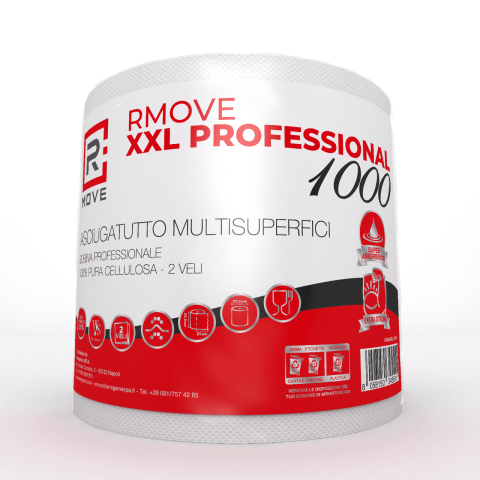 BOBINA SINGOLA RMOVE PROFESSIONALE XXL1000 2VELI PURA CELLULOSA