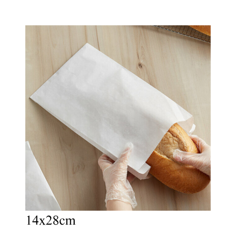 Sacchetto carta Kraft bianco 35gr 15x30cm - 1800pz