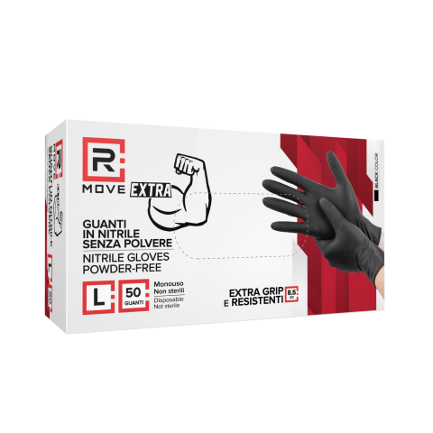 Guanti monouso Rmove professional extra grip 8.5gr tg L-50pz