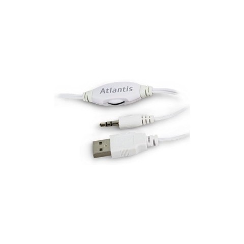 Casse audio Atlantis usb 2.0 white p003-c03-w