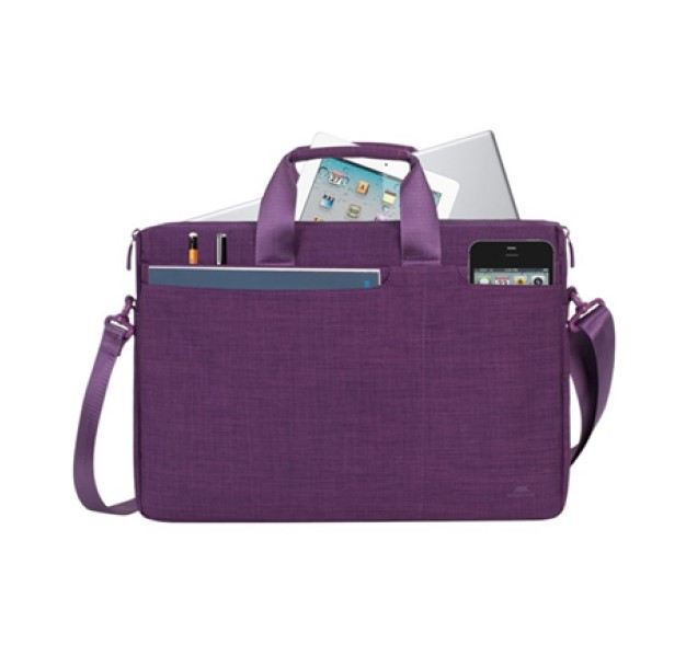 Borsa per notebook 15,6" Rivacase a tracolla colore viola r8335v