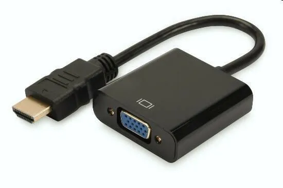 Adattatore hdmi maschio-vga femmina cm. 15 con presa audio 3,5mm