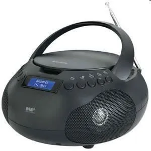 Radio Majestic ah-264 colore nero cd/aux/rds dab+ aux/radio wood
