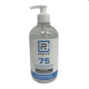 Gel igienizzante rmove per mani 500  alcool 75%