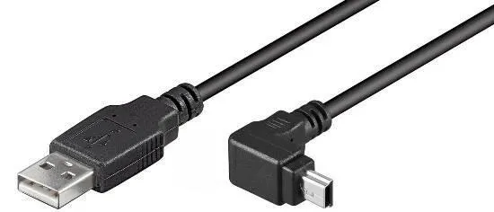 Cavo micro usb mt 1,80 ( mini usb 90° ) x fotocamera e10449