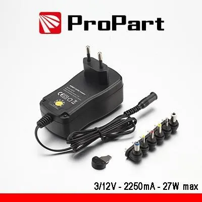 Alimentatore switching 3-12v 2250ma 27w tensione costante