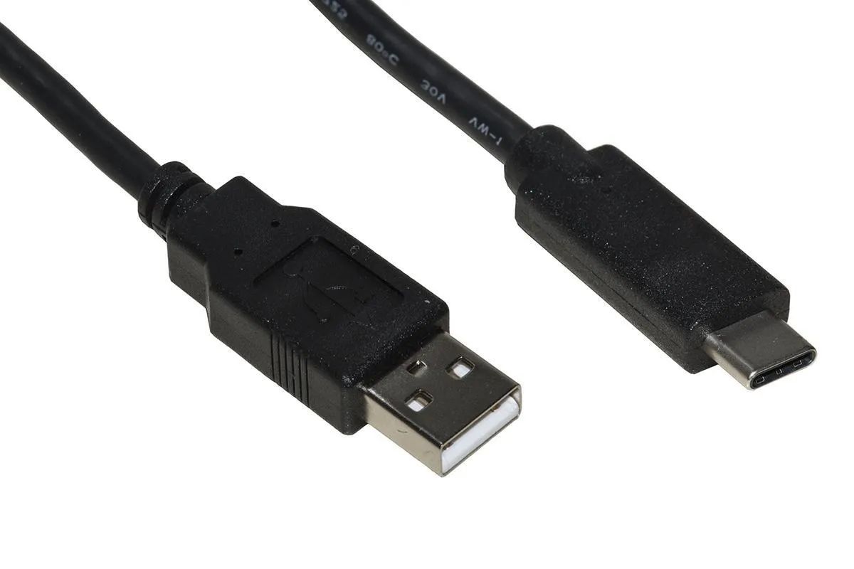 Cavo Link usb 2.0 A maschio usbc mt 0.5 colore nero LKC2005H