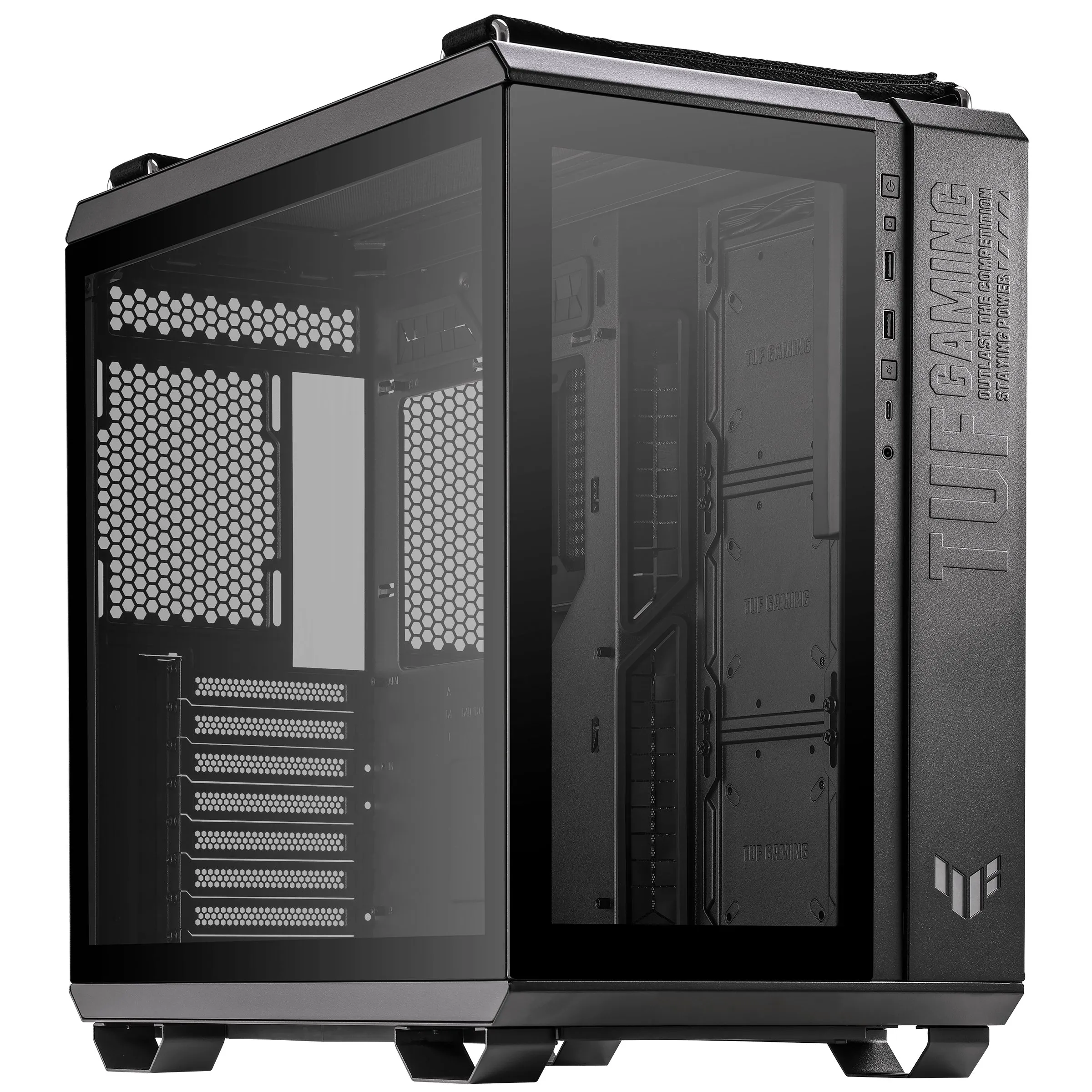 Case midi tower Asus  tuf gaming atx 8xslot-esp gt502 Black