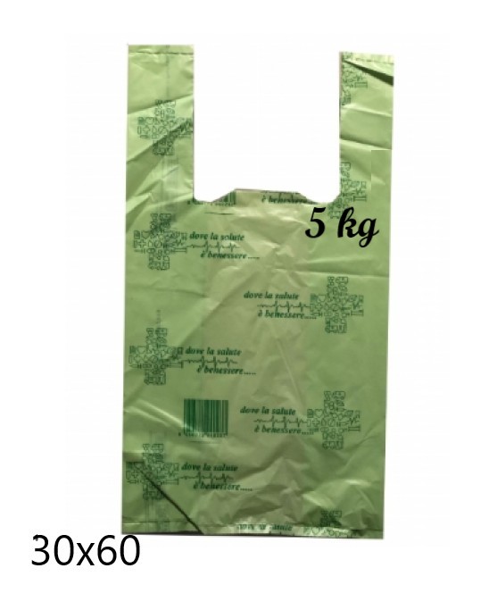 Buste Shopper Bio F.to 30x60 farmacia  5kg