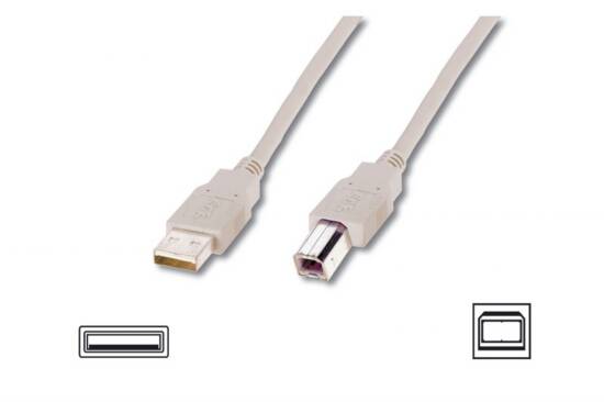 Cavo usb 2.0 connettori a-b 3mt per stampante