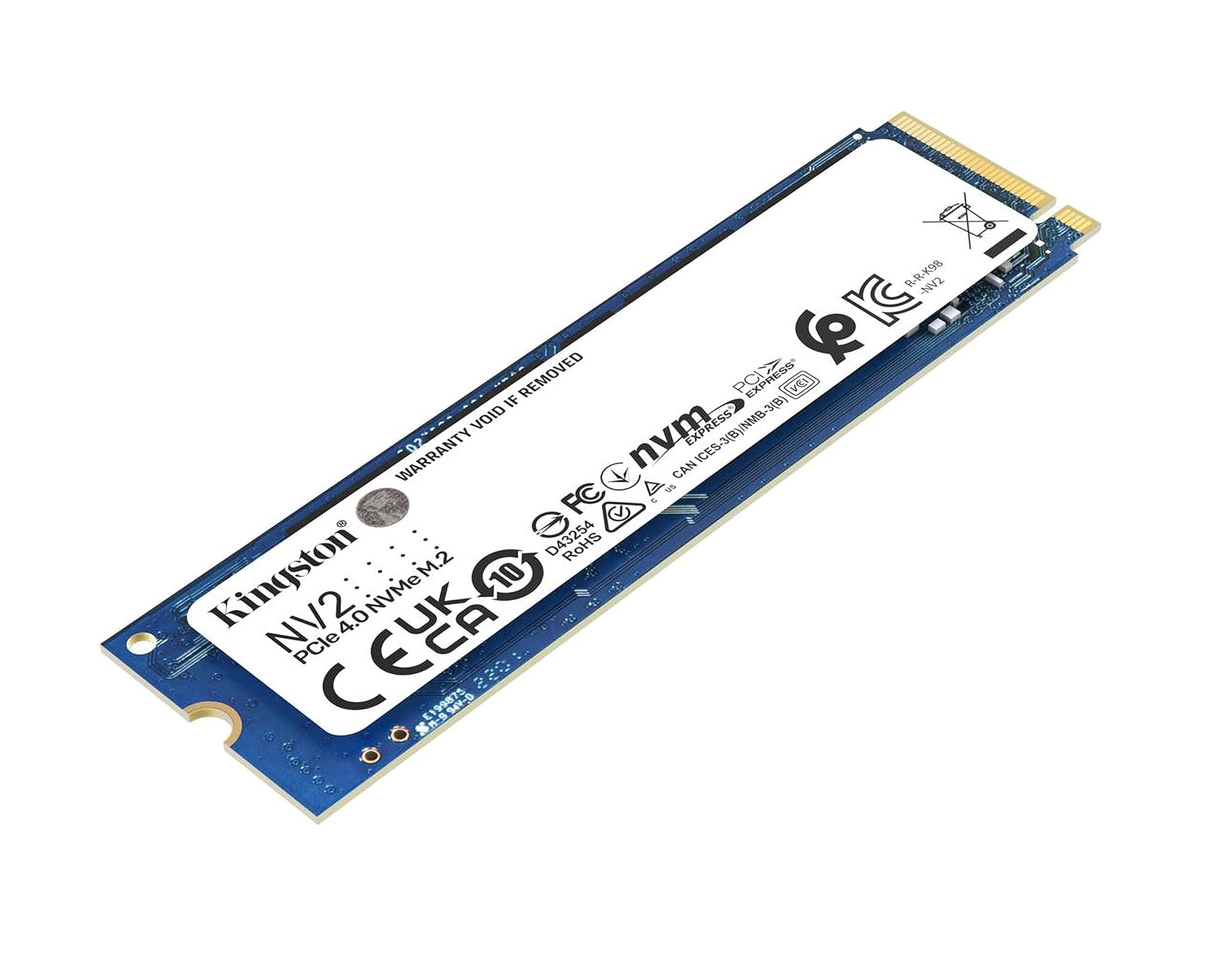 Hard disk ssd kingston m.2 1tb nv2 nvm pcie 4.0 r/w 3500/2100