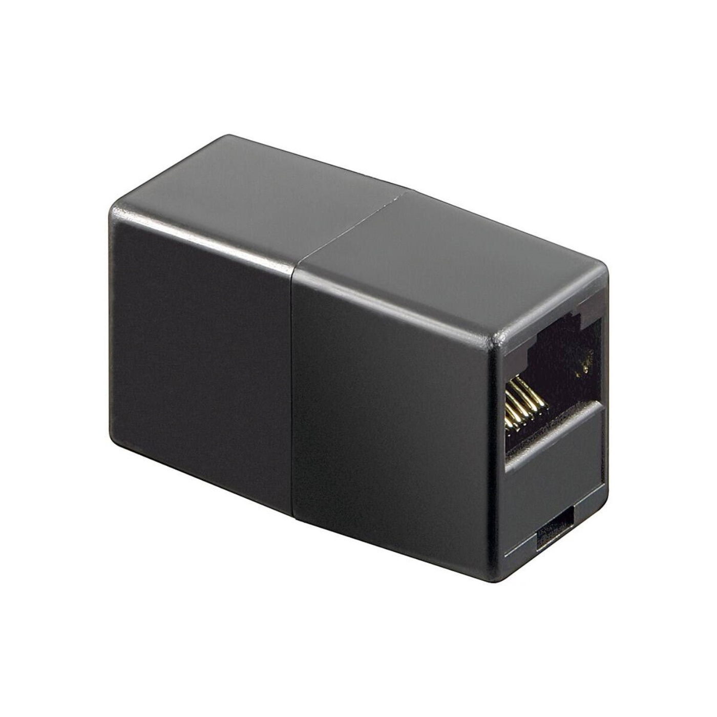Accoppiatore telefonico 2 connettori rj45 - 8p8c f/f colore nero