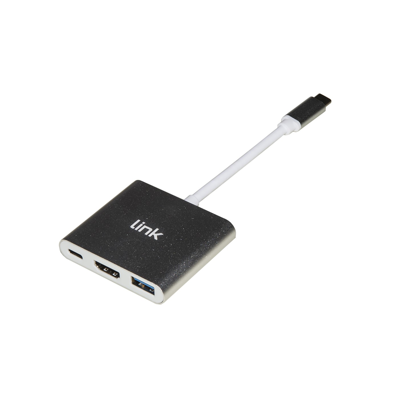 Adattatore Link MULTIPORTA 3 IN 1 USB-C - HDMI + USB 3.0 + PORTA USB-C